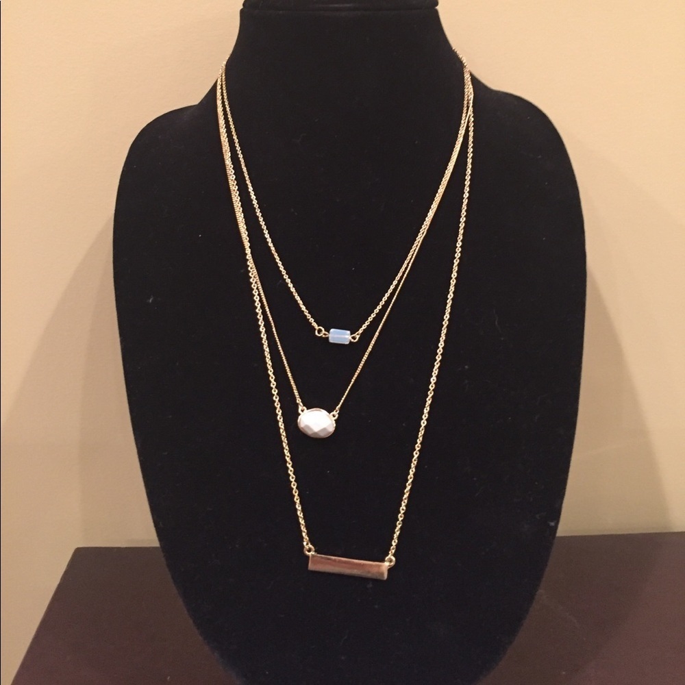 Gold tone necklace